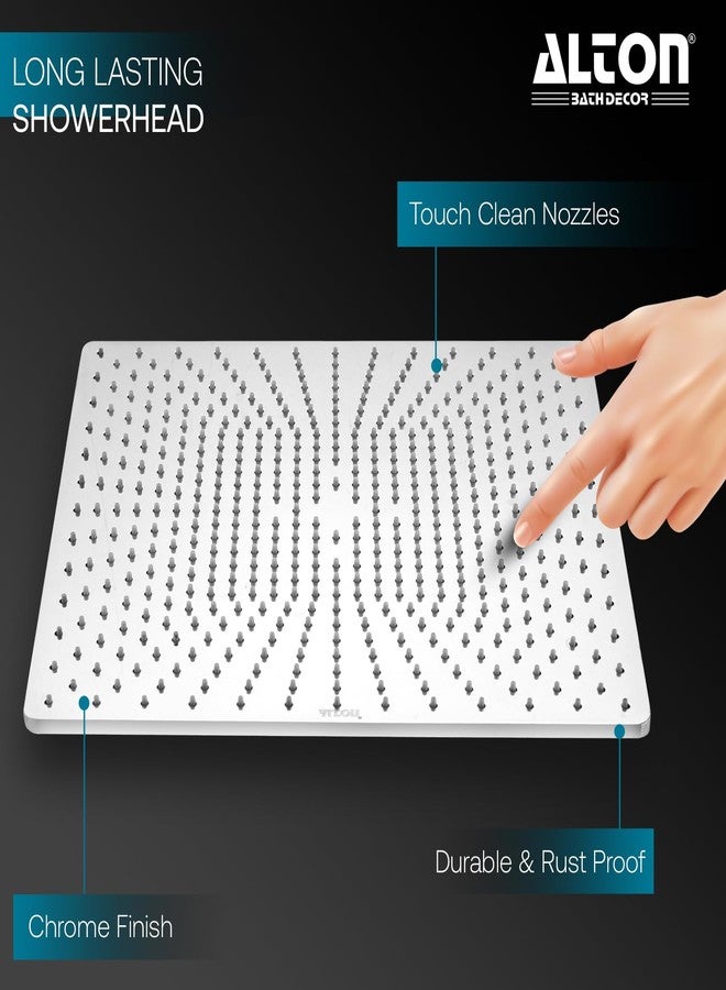 ألتون SHR22170، ستانلس ستيل، دش علوي 8x8 بوصة، بدون ذراع، فضي - Image 3